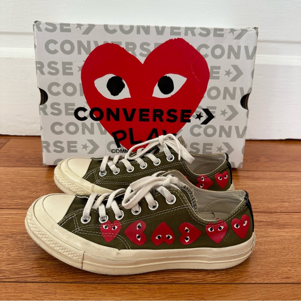 🚫 SOLD on Mercari - Comme des Garcons PLAY x Converse Sneakers